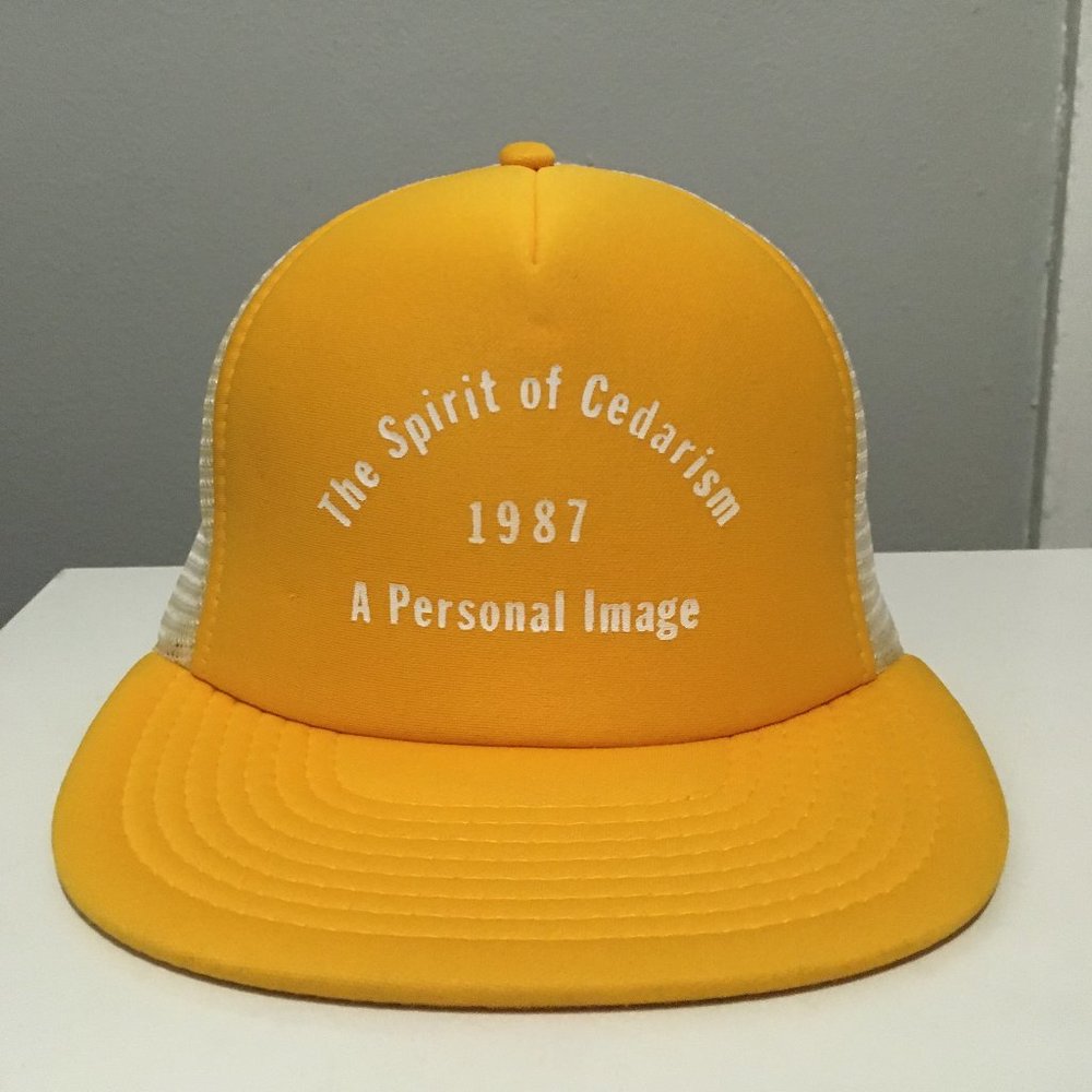 Vintage 1987 Sportcap Tall Cedars of Lebanon The Spirit of Cedarism Trucker Hat